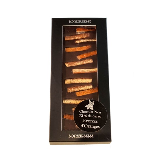 Borzeix Besse Tablette Chocolat Noir Oranges 72% 110 g Borzeix Besse Tablette Chocolat Noir Oranges 72% 110 g