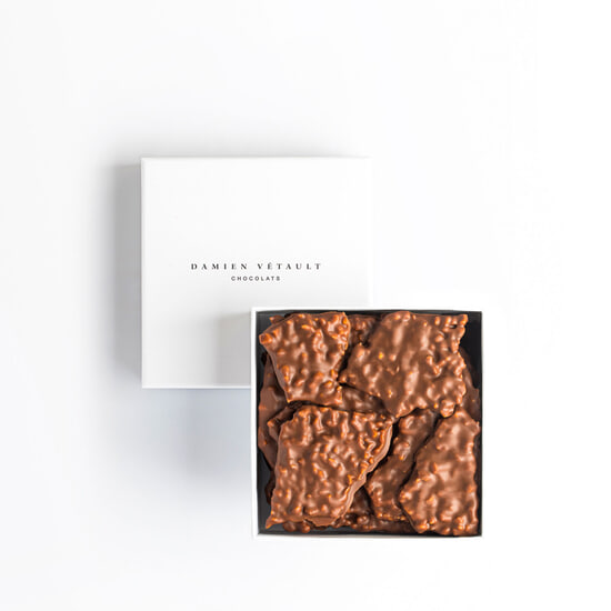 Damien Vétault Nougatine Milchschokolade Attractions 200g