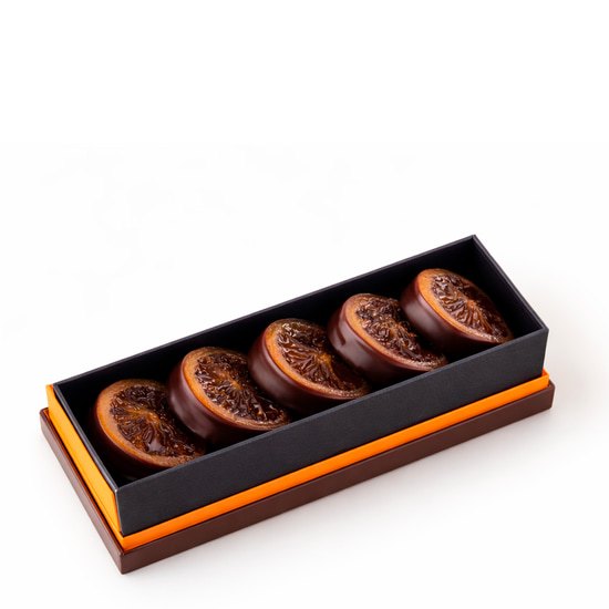 Delaveaux Tranches d'Oranges Chocolat Noir Oranges des Princes 5 Rondelles Delaveaux Tranches d'Oranges Chocolat Noir Oranges des Princes 5 Rondelles