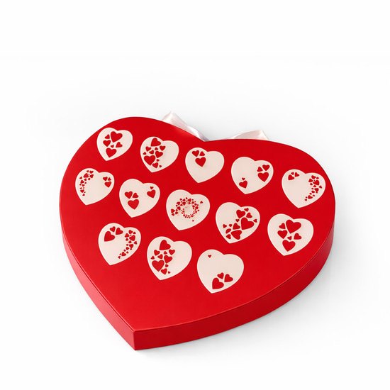 Delaveaux Calendrier de l'Avant Saint-Valentin 14 Cases Delaveaux Calendrier de l'Avant Saint-Valentin 14 Cases