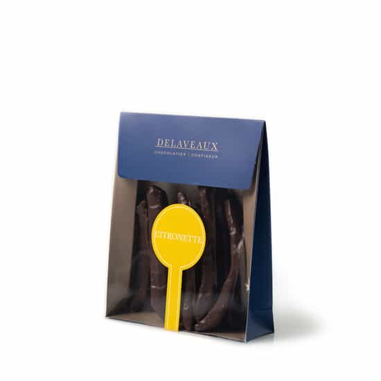 Delaveaux Citronnettes Chocolat Noir 100g Delaveaux Citronnettes Chocolat Noir 100g
