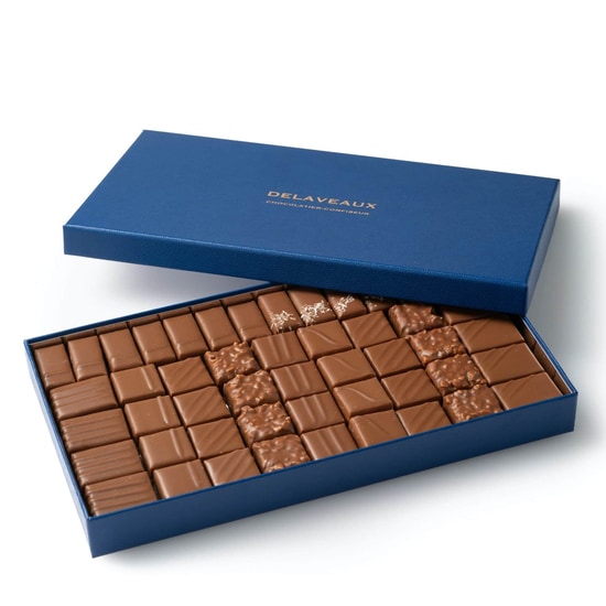 Delaveaux Pralinen Selektion Milchschokolade 47 Stück Delaveaux Pralinen Selektion Milchschokolade 47 Stück