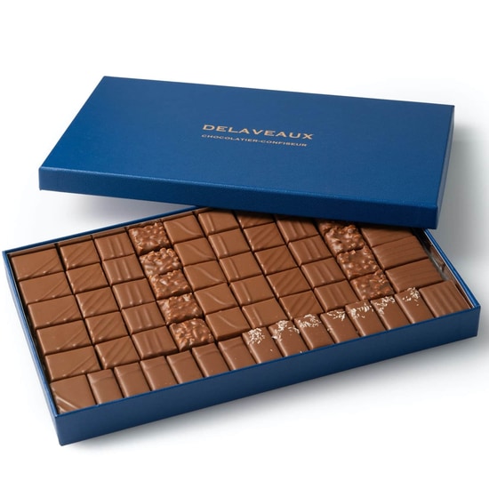 Delaveaux Pralinen Selektion Milchschokolade 62 Stück Delaveaux Pralinen Selektion Milchschokolade 62 Stück