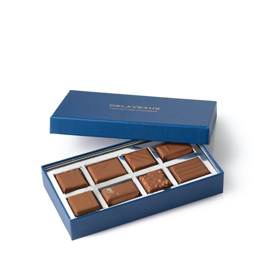 Delaveaux Pralinen Selektion Milchschokolade 8 Stück Delaveaux Pralinen Selektion Milchschokolade 8 Stück
