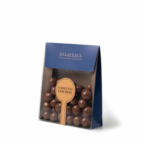 Delaveaux Noisettes Chocolat Noisettes enrobées Chocolat Lait 130g 130g Delaveaux Noisettes Chocolat Noisettes enrobées Chocolat Lait 130g 130g