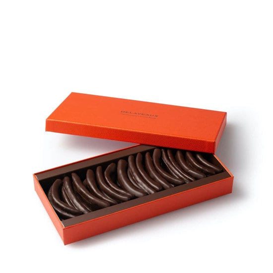 Delaveaux Orangettes Chocolat Noir 200g Delaveaux Orangettes Chocolat Noir 200g
