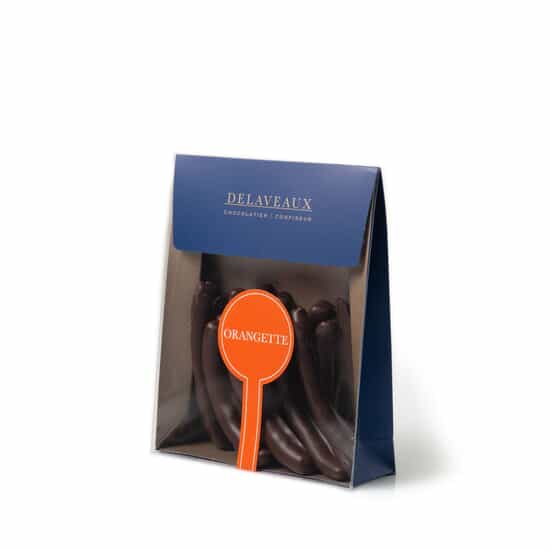 Delaveaux Orangettes Chocolat Noir 100g Delaveaux Orangettes Chocolat Noir 100g