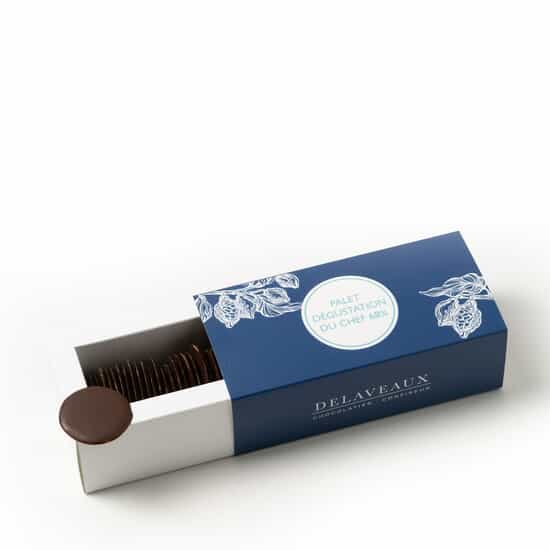 Delaveaux Palets Chocolat Noir 120g Delaveaux Palets Chocolat Noir 120g