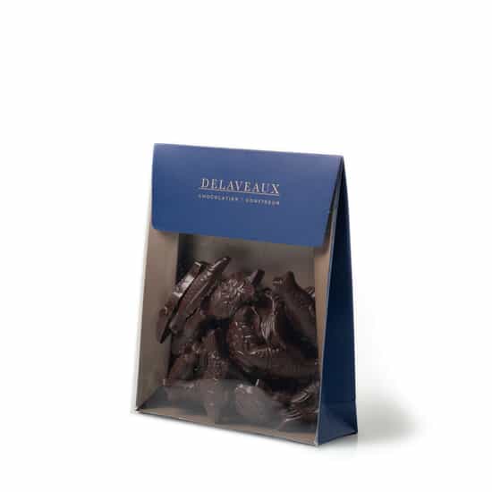 Delaveaux Fritures de Pâques Chocolat Noir Étui 100g