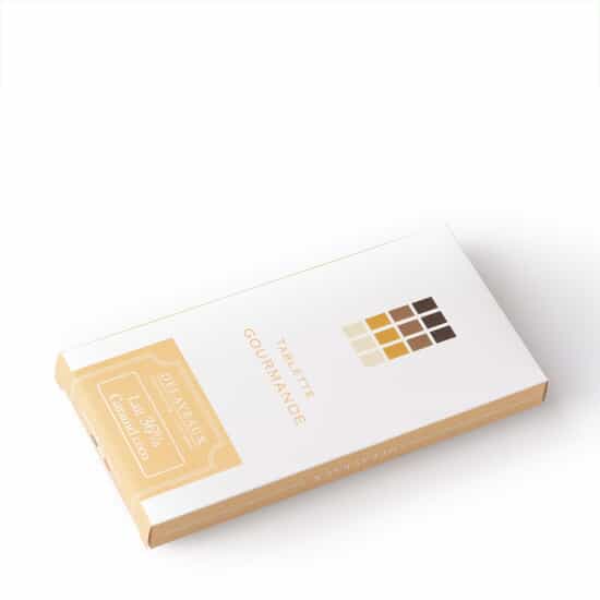Delaveaux Tablette Chocolat Lait Caramel Coco 36% 80g