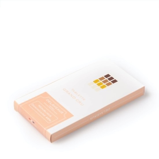 Delaveaux Tablette Chocolat Lait 46% République Dominicaine 75g