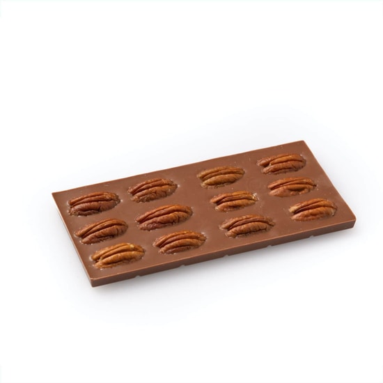 Tablette Chocolat Lait Noix de Pécan 39% 85g Tablette Chocolat Lait Noix de Pécan 39% 85g