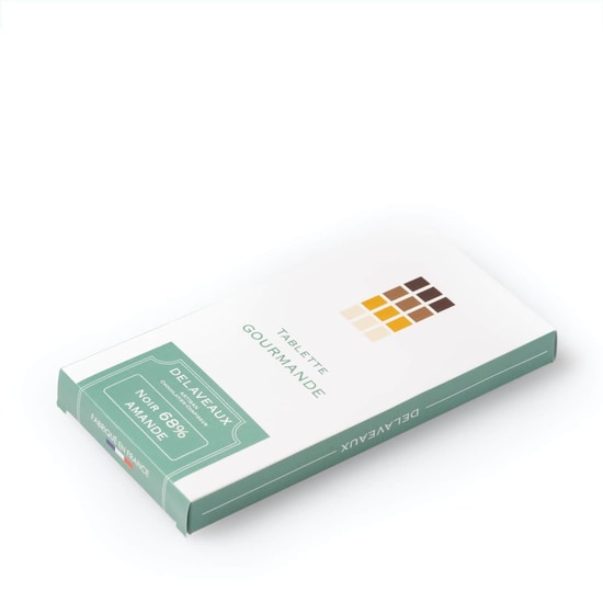 Delaveaux Tablette Chocolat Noir Amandes 68% 85g Delaveaux Tablette Chocolat Noir Amandes 68% 85g