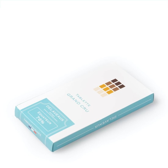 Delaveaux Tablette Chocolat Noir 76% Équateur 75g Delaveaux Tablette Chocolat Noir 76% Équateur 75g