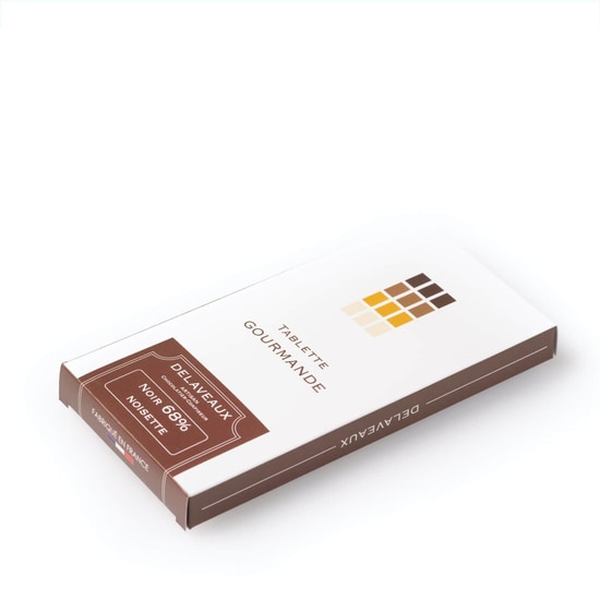 Delaveaux Tablette Chocolat Noir Noisettes 68% 85g Delaveaux Tablette Chocolat Noir Noisettes 68% 85g