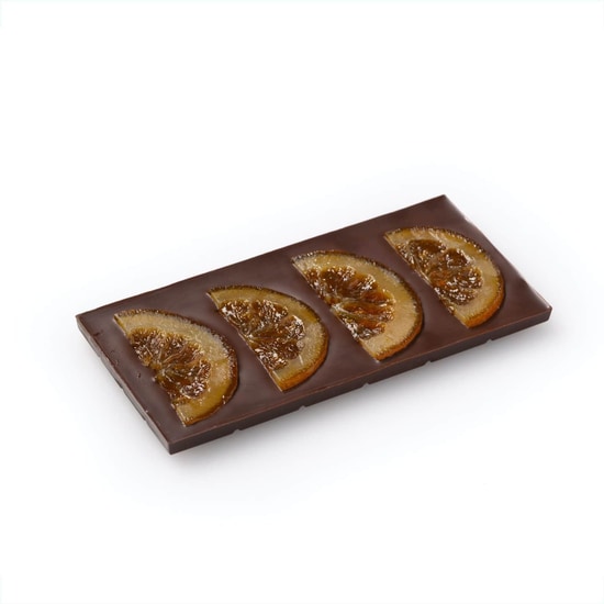 Tablette Chocolat Noir Oranges Confites 68% 85g Tablette Chocolat Noir Oranges Confites 68% 85g