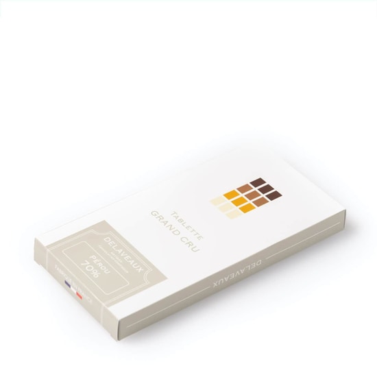 Delaveaux Tablette Chocolat Noir 70% Pérou 75g