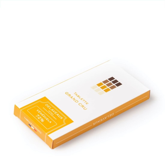 Delaveaux Tablette Chocolat Noir 72% Vénézuela 75g