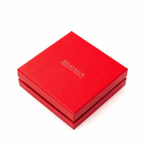 Cœur Chocolat Noir Garni Coffret - 100g Cœur Chocolat Noir Garni Coffret - 100g