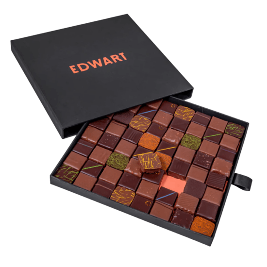 Edwart Pralinen Selektion Dunkel & Milchschokolade 64 Stück Edwart Pralinen Selektion Dunkel & Milchschokolade 64 Stück