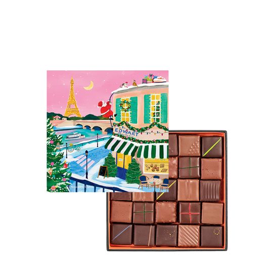 Edwart Pralinen Selektion Dunkel & Milchschokolade Noël 2025 25 Stück Edwart Pralinen Selektion Dunkel & Milchschokolade Noël 2025 25 Stück