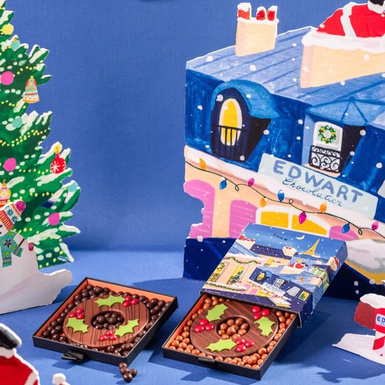 Krone & Schokoladenperlen Milch auf Dunkel Noël 2025 110g Krone & Schokoladenperlen Milch auf Dunkel Noël 2025 110g