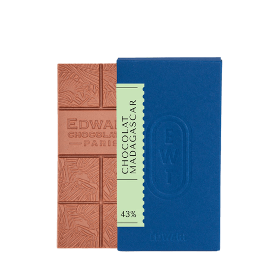 Edwart Tafel Milchschokolade 43% Madagaskar 80g Edwart Tafel Milchschokolade 43% Madagaskar 80g