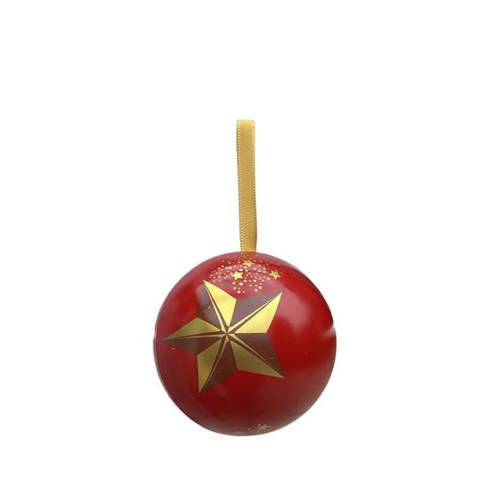 Weihnachtskugel gefüllt Rot 50g