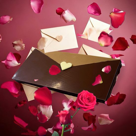 Tablette Praliné Chocolats Lettre d'Amour 150g