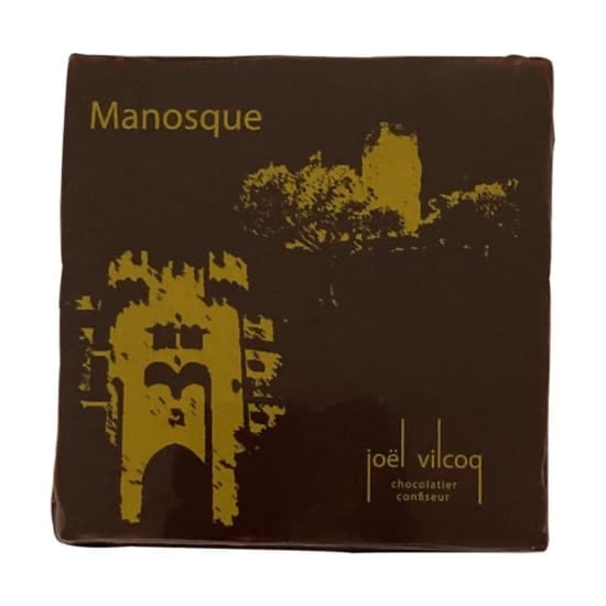 Praliné-Schokoladen-Quadrat Dunkel Carré Manosque 110g