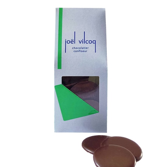 Joël Vilcoq Schokoladen scheiben Dunkel 150g Joël Vilcoq Schokoladen scheiben Dunkel 150g