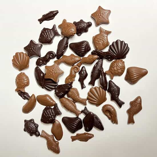 Joël Vilcoq Fritures de Pâques Chocolat Noir & Lait 200g