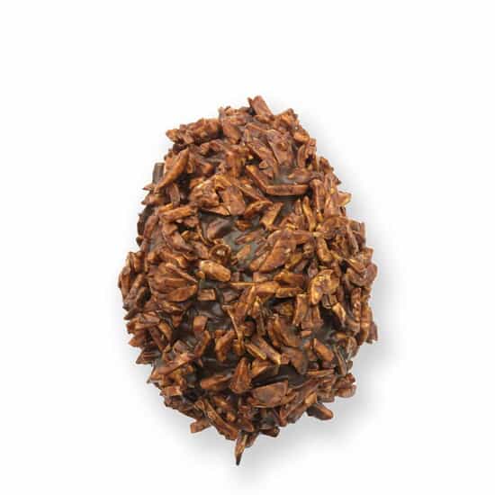 Joël Vilcoq Oeuf de Pâques Chocolat Noir Amandes 250g