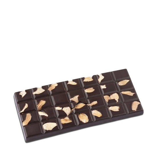 Joël Vilcoq Tablette Chocolat Noir Amande 66% 80g Joël Vilcoq Tablette Chocolat Noir Amande 66% 80g