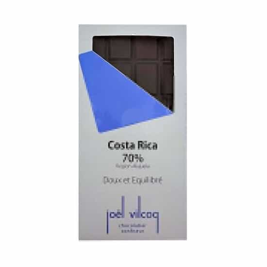 Joël Vilcoq Tablette Chocolat Noir 70% Costa Rica 80g