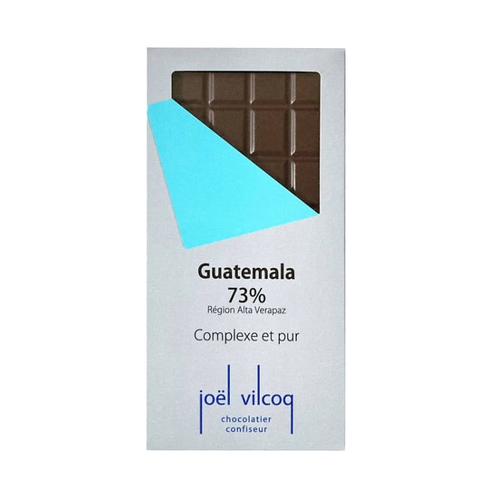 Joël Vilcoq Tablette Chocolat Noir 73% Guatémala 80g