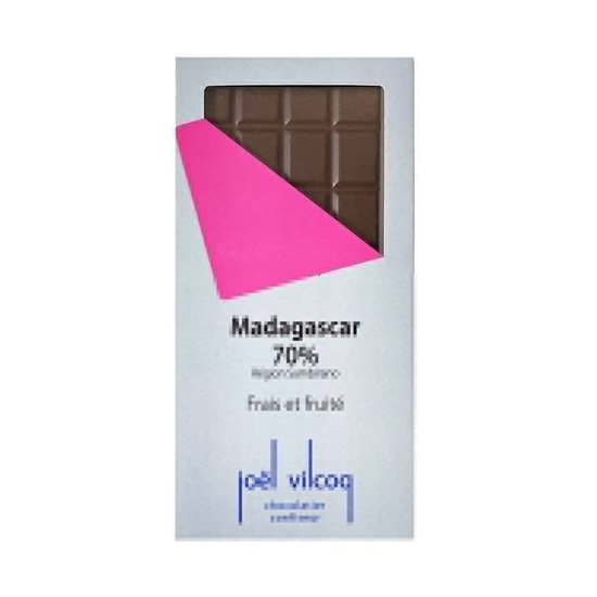 Joël Vilcoq Tablette Chocolat Noir 70% Madagascar 80g