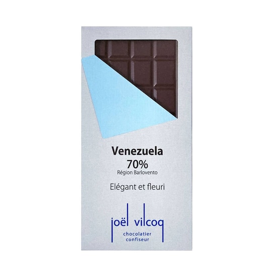 Joël Vilcoq Tablette Chocolat Noir 70% Vénézuela 80g