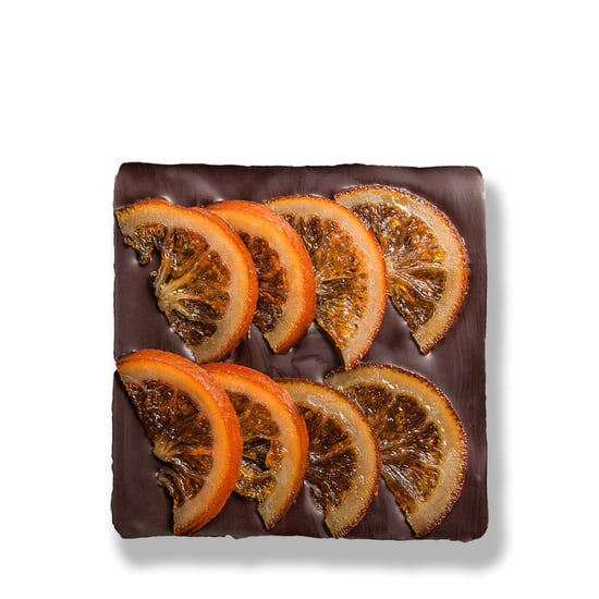 Lac Tafel Dunkel 66% & Orangen 150g