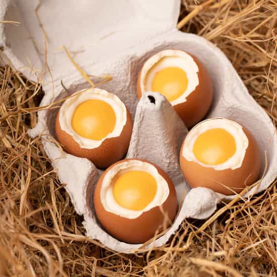 Maison Chaudun Oeufs de Pâques Chocolat Coque Boîte 4 Œufs