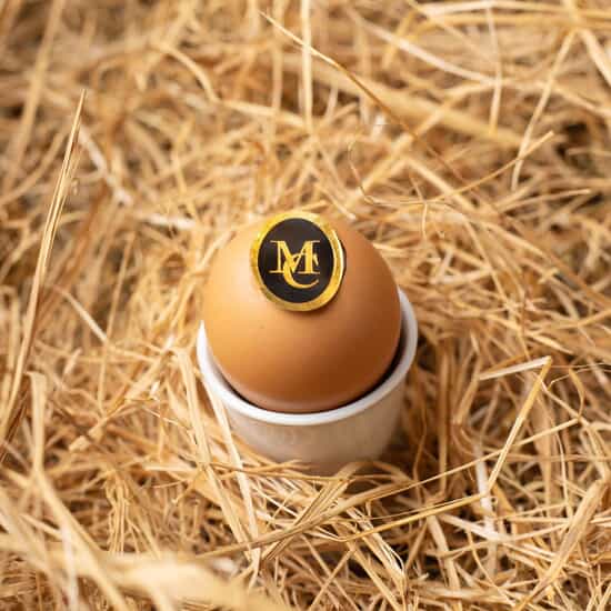 Maison Chaudun Oeuf de Pâques Chocolat Dur 120g + Coquetier