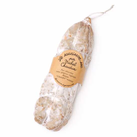 Maison Chaudun Saucisson Chocolat Noir Garni 380g Maison Chaudun Saucisson Chocolat Noir Garni 380g