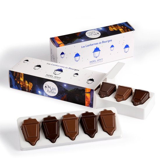 Lanternes Chocolats Noir & Lait Lanternes de Bourges 10 Lanternes