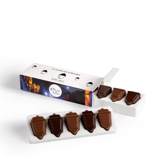Noël Jovy Lanternes Chocolats Noir & Lait Lanternes de Bourges 10 Lanternes