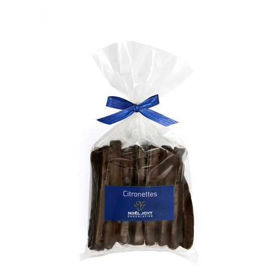 Noël Jovy Citronettes Chocolat Noir 100g