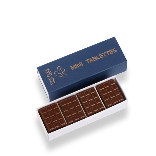 Noël Jovy Mini Tablettes Chocolat Noir 16 Mini Tablettes