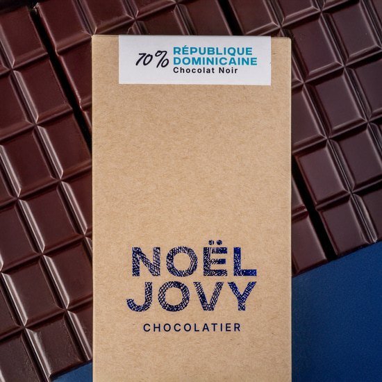 Noël Jovy Tablette Chocolat Noir 70% République Dominicaine 80g