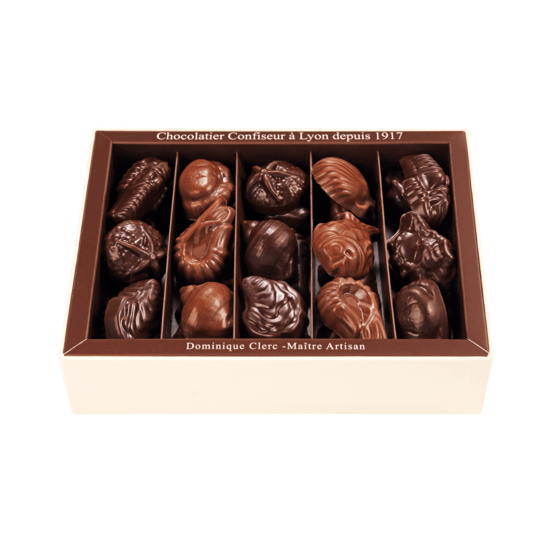 Palomas Fritures de Pâques Chocolat Noir & Lait, Fourrées Coffret de 30 Pièces