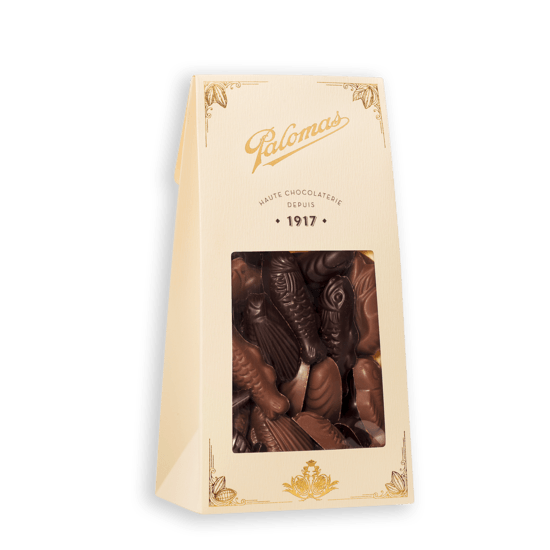 Palomas Fritures de Pâques Chocolat Noir & Lait Etui de 200g