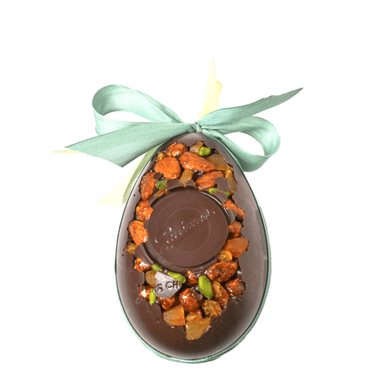 Palomas Oeuf de Pâques Chocolat Lait, Incrustation 15cm